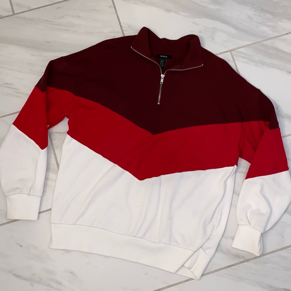 Forever 21 Quarter Zip Pullover